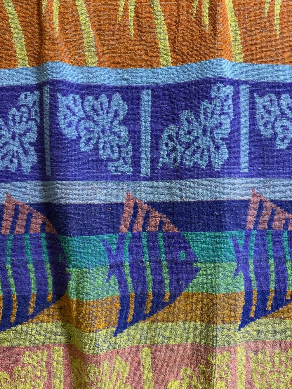 Vintage Tropical Palm Beach Towel - Picture 3 of 5